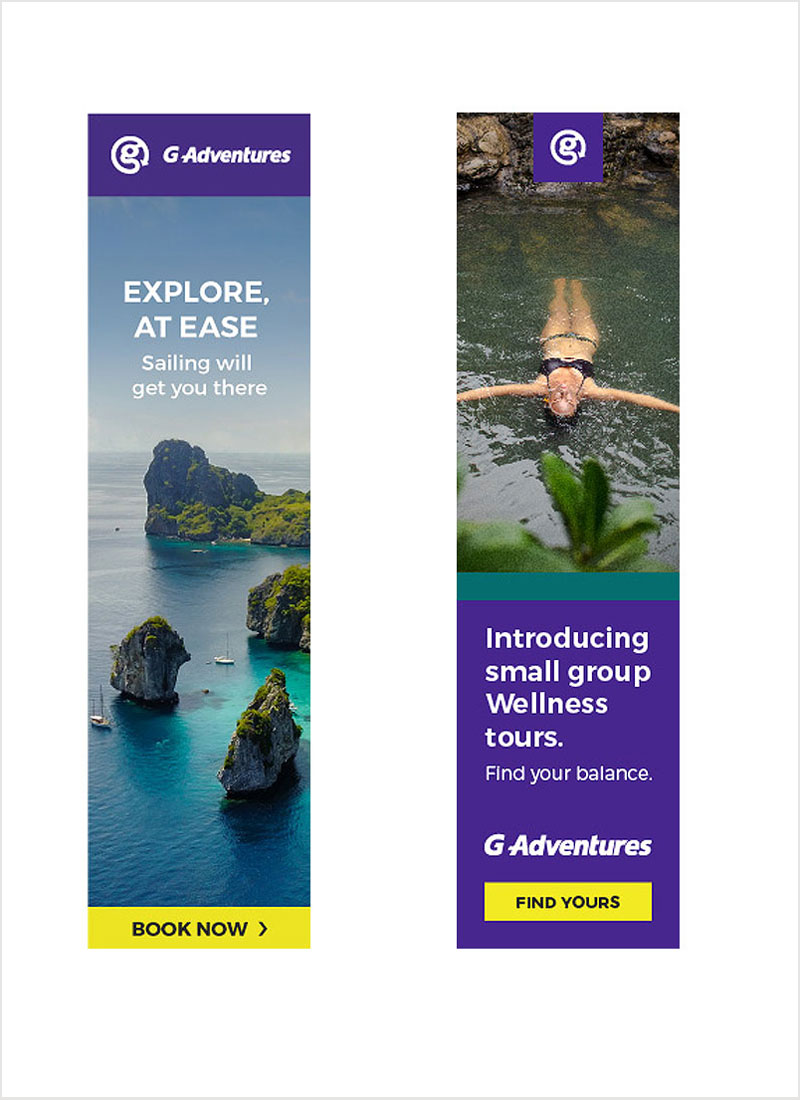 G Adventures Tours Advert