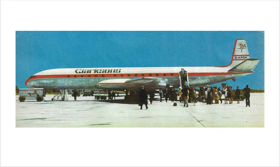 Dan Air Comet Passenger Jet